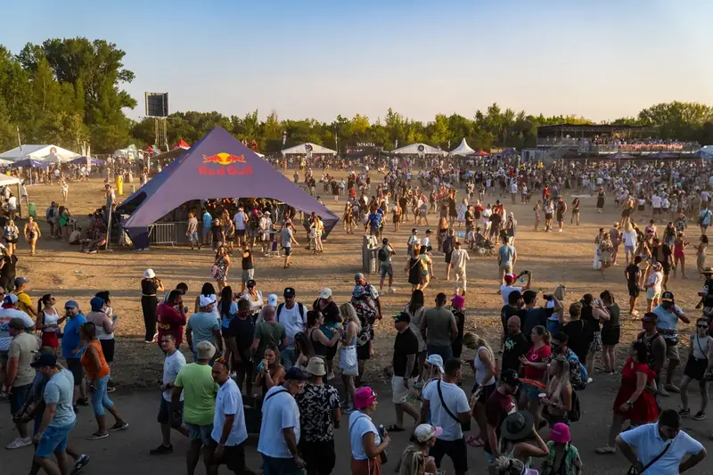 Festivalový areál počas dňa